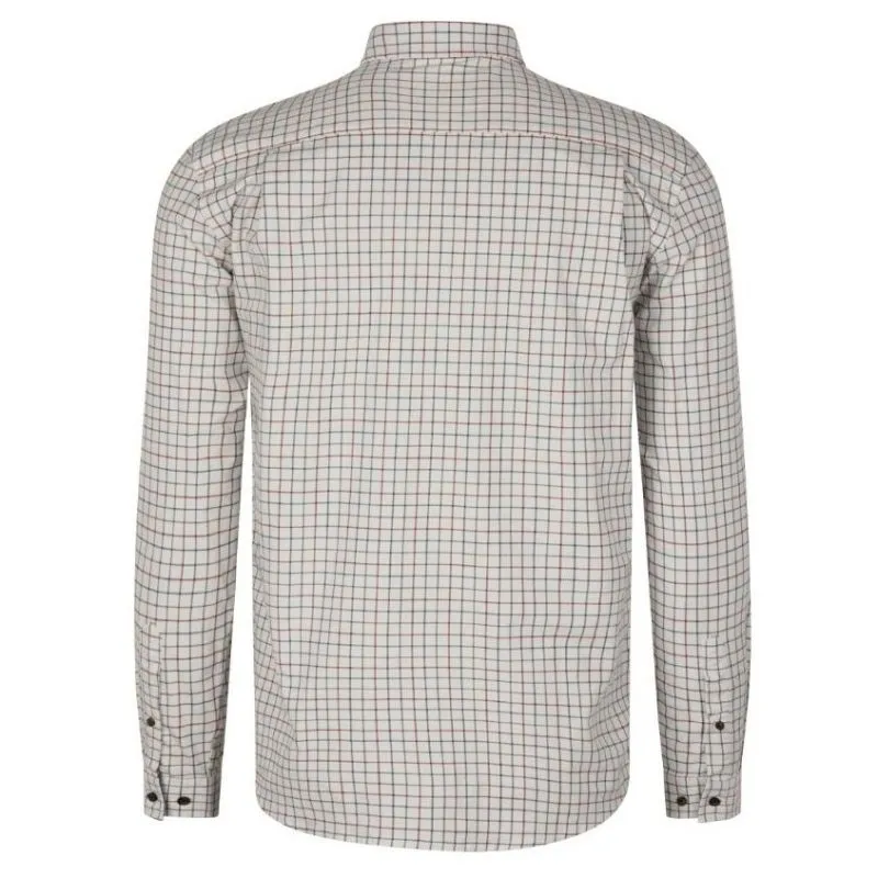 Seeland Oxford Mens Shooting Shirt - Grape Leaf/Terracotta Check