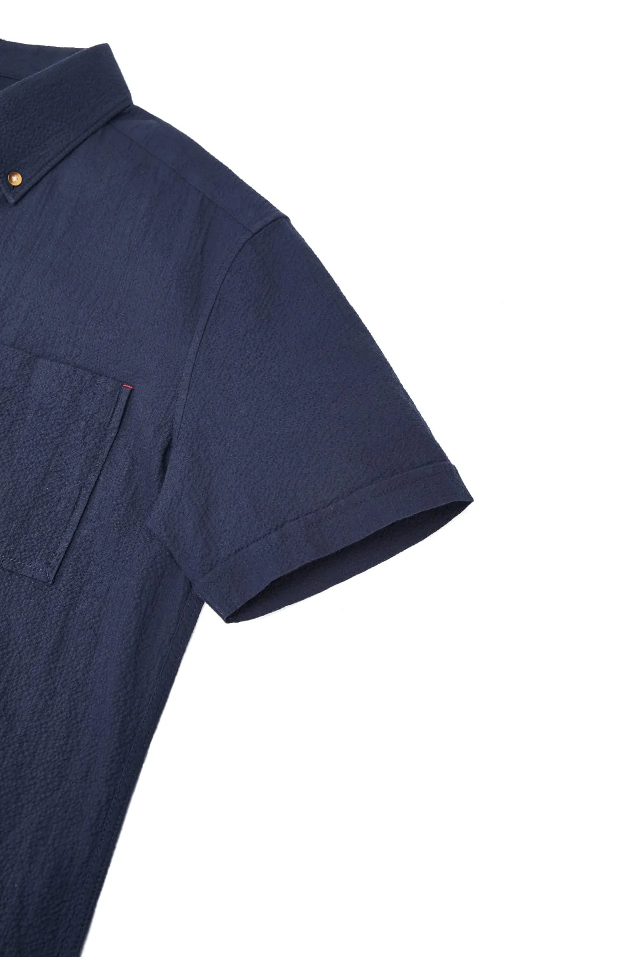 Seersucker Smart Fit Short Sleeve Casual Shirt