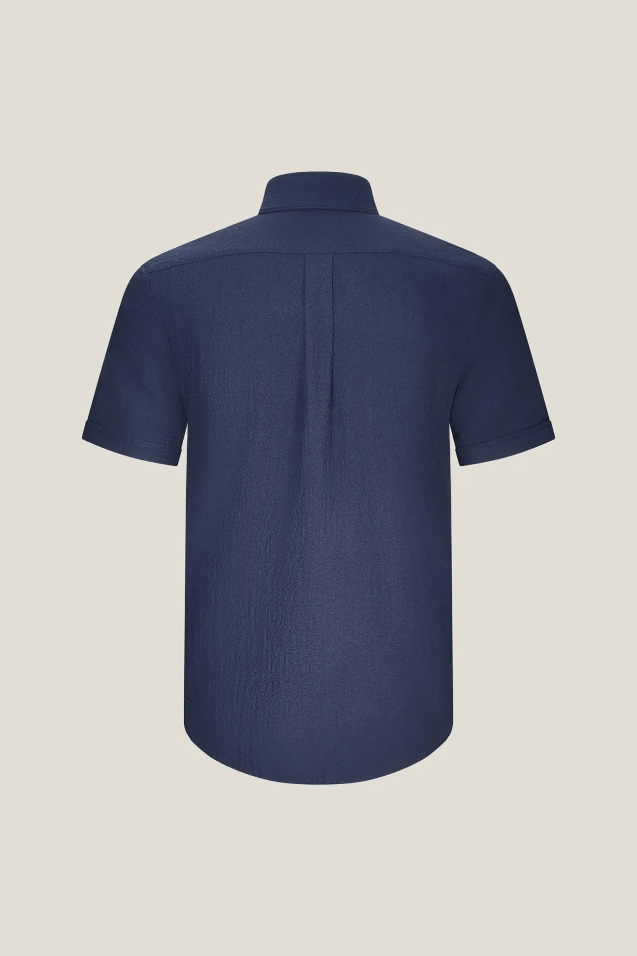 Seersucker Smart Fit Short Sleeve Casual Shirt