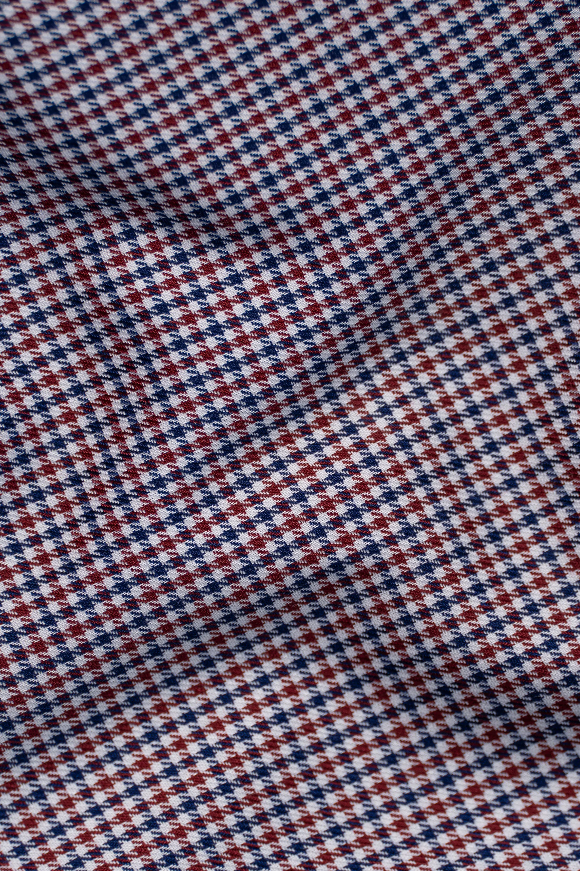SEMI FORMAL SHIRT NAVY MAROON