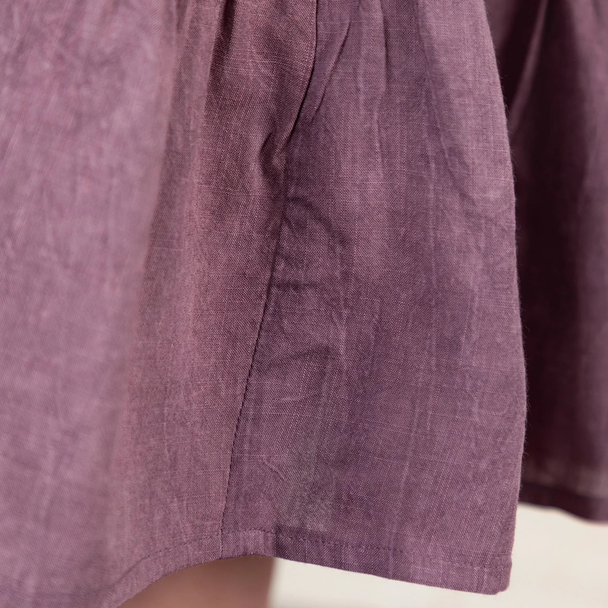 Stonewashed Paw Embroidered Tiered Sleeveless Dress