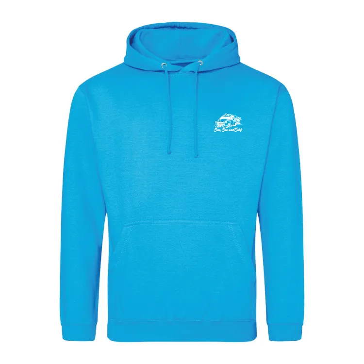 Sun, Sea, and Surf Surfing Themed Hoody