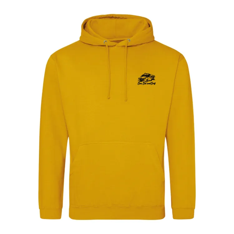 Sun, Sea, and Surf Surfing Themed Hoody