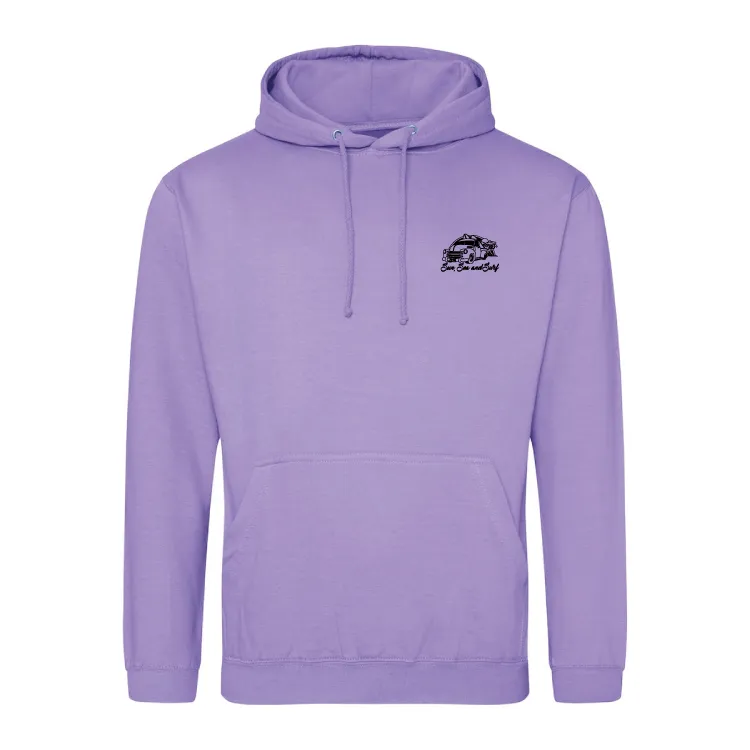 Sun, Sea, and Surf Surfing Themed Hoody