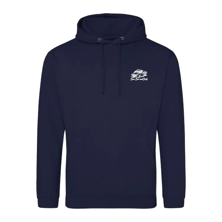 Sun, Sea, and Surf Surfing Themed Hoody