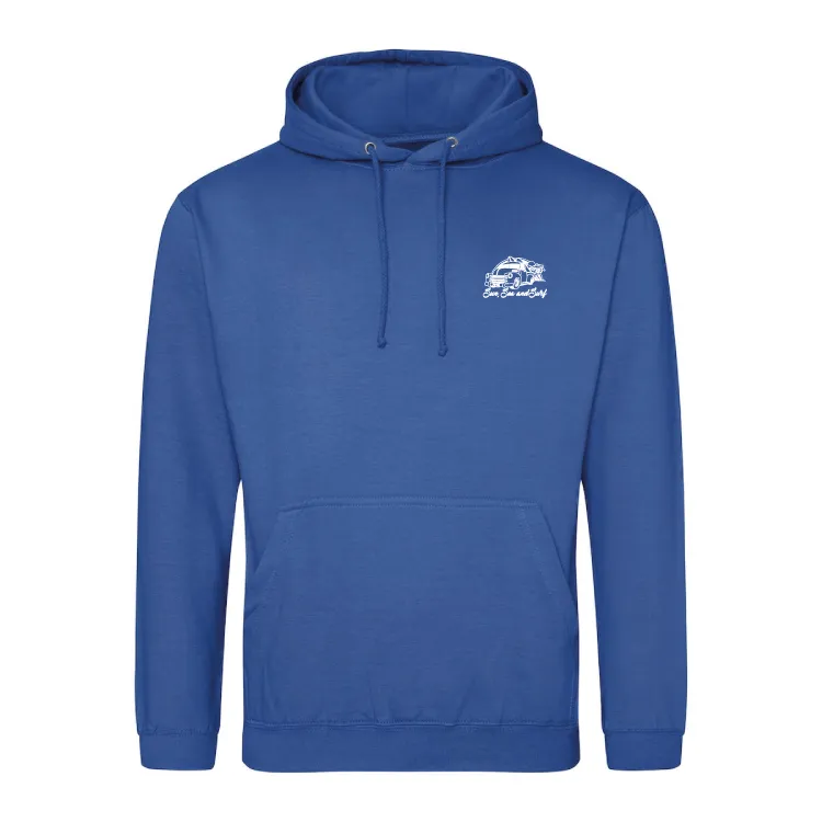 Sun, Sea, and Surf Surfing Themed Hoody