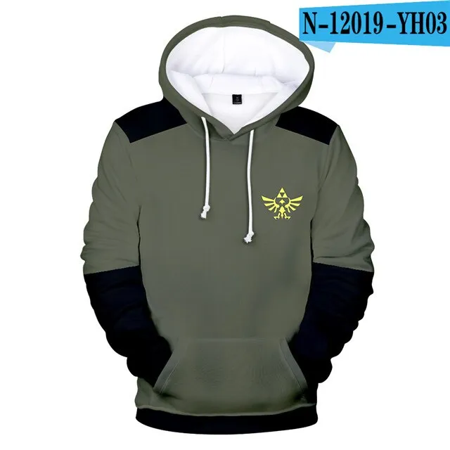 The Legend of Zelda 3D Printed Hoodie Sweatshirt Boys Girls Casual Outerwear Jacket Coat Teen Clothes