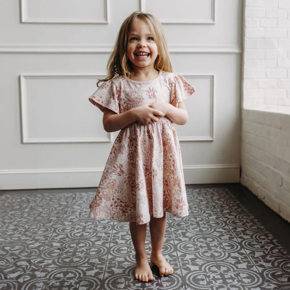 Twirl Dress - Spring Garden
