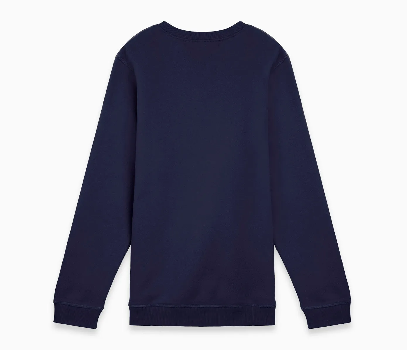 V-Neck Sweatshirt - Navy Blue