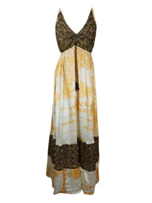 Womens Ibiza Maxi Summer Peach Maxi Dresses S/M