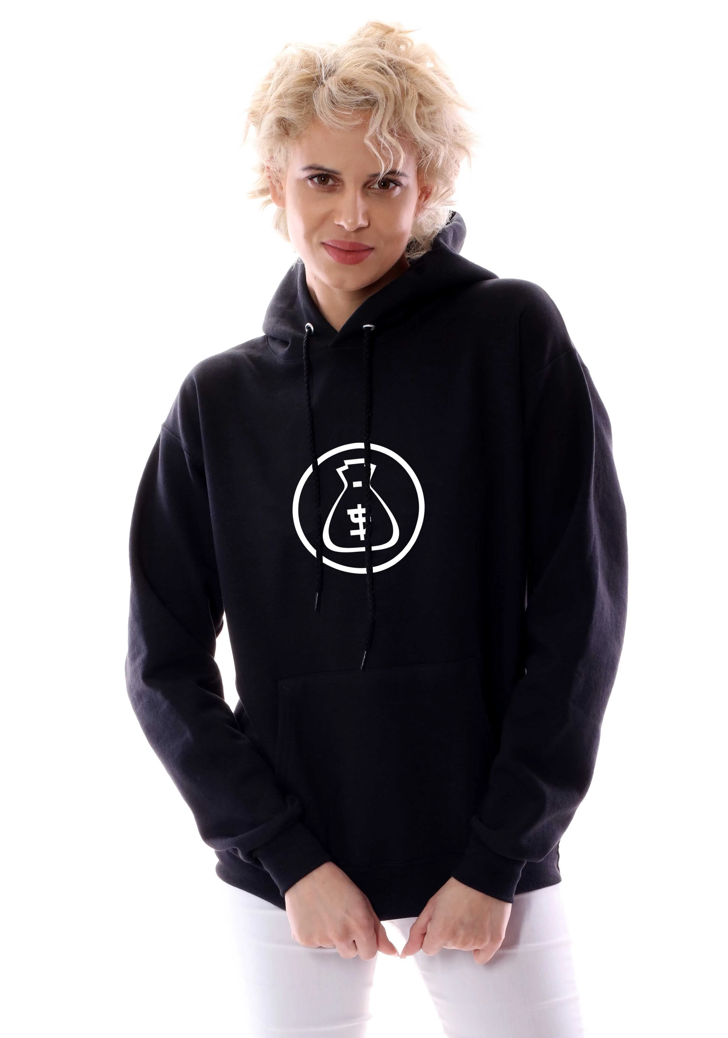 Women's Tokyo Monee Circle Logo Graphic Pullover Hoodie