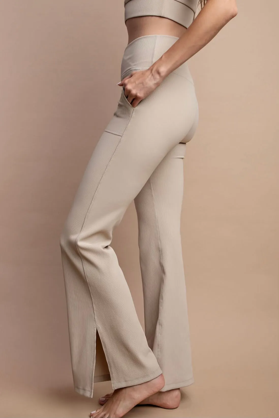 Yoga Class Ready Leggings - Seashell